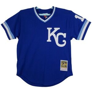 Authentic Bo Jackson KC Royals Mitchell &‎ Ness MLB Medium Jersey Blue #16 NWT